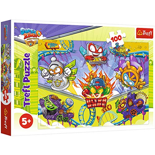 Rivals of Kaboom Puzzle Superzings 100 Piezas Super Zings para niños 41x27,8 cm, Puzzle Superthings