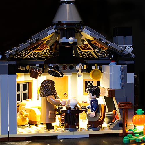 RIYIFER Kit de Luces LED for Lego 75947 Harry Potter Hagrid's Hut Set, Kit de iluminación Compatible with Lego 75947 (Solo Luces, sin Bloques de Ladrillos)