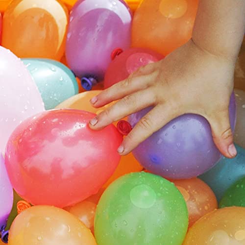 Robin Goods® 3X Juego de Globos de Agua - Bomba de Globos de Agua con 50 Globos de Agua Cada uno - Relleno de Globos de Agua y Globos de Agua para niños