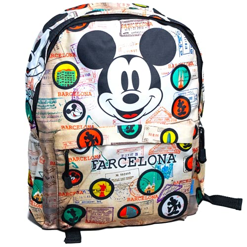 Robin Ruth Mochila Escolar infantil Disney niños y niñas de 4 a 10 años. Producto oficial para escolares. Mickey Mouse. Bolsa colegio para libros