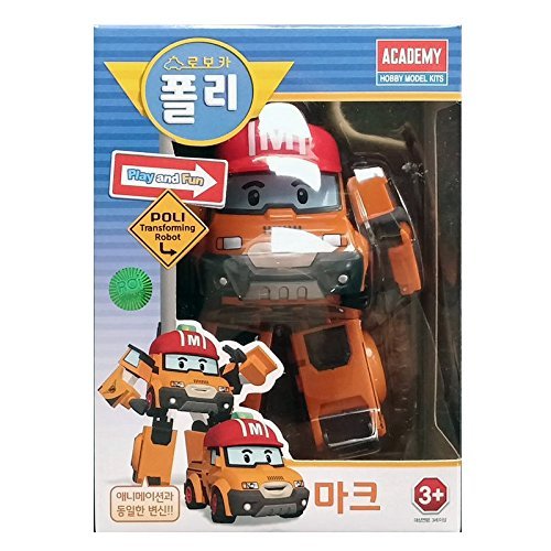 Robocar Poli Bucky Marcar Coche De Juguete Figura De Acción Academia Robot Transformador De 2 Pc Fijó