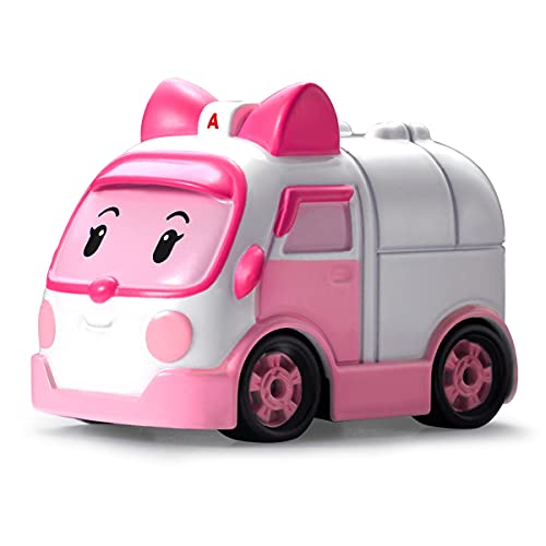 Robocar Poli - Corean Made TV Animation Toy - Amber (Diecasting/Non-Transformer), SL83163, Color Rosa