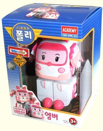 RoboCar POLI ROY AMBER HELLY 4-figures Robots Transformer por Academia Coreana