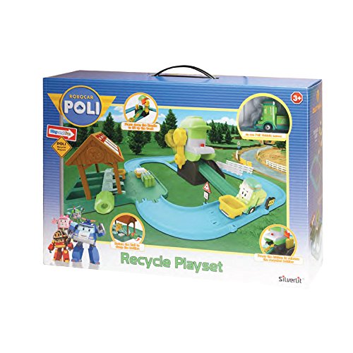 Rocco Giocattoli 83155 – Robocar Poli Recycle Playset