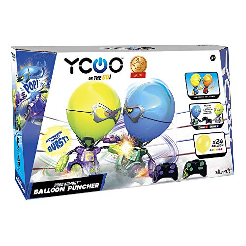 Rocco Giocattoli Ballon Puncher Robo Kombat-Globo,, Multicolor (88038)