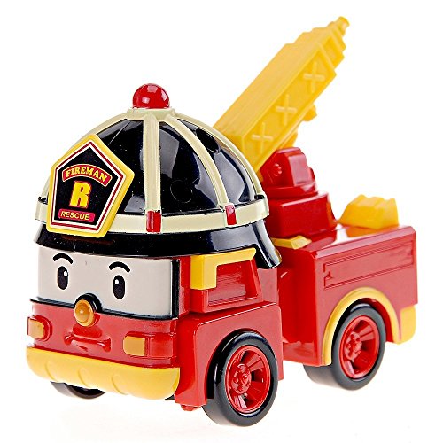 Rocco Giocattoli- Robocar Poli Vehículo Roy Transformable, 83170