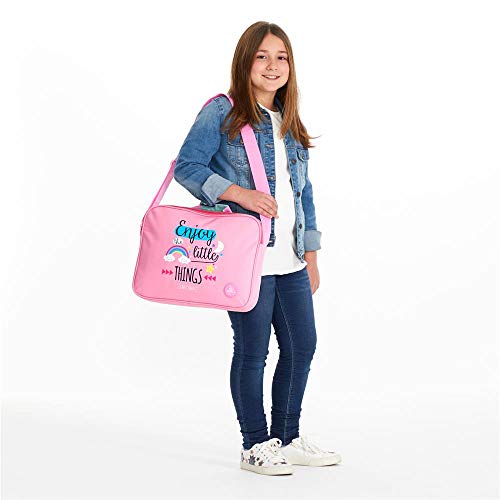 ROLL ROAD Little Things Mochila escolar, 38 cm, 6.38 litros, color Rosa