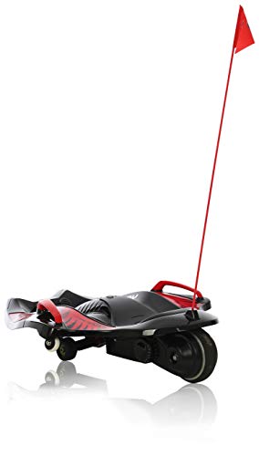 ROLLPLAY 16711 Vehículo Deslizador eléctrico, para niños a Partir de 6 años de máx. 50 kg, Batería Recargable 12 V, hasta 12 km/h, Nighthawk, Rojo