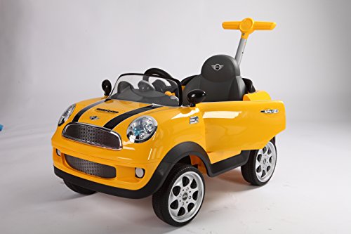 Rollplay 42583 Mini Cooper Push Car, Amarillo