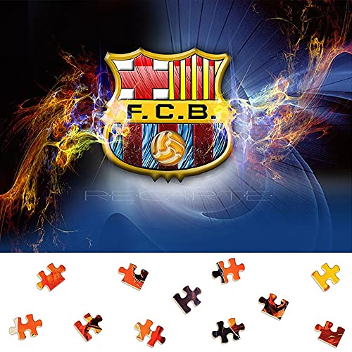 Rompecabezas de 1000 piezas para adultos FC Barcelona Kids Puzzle para adultos 1000 piezas para adultos 1000 rompecabezas juguetes (75 x 50 cm)