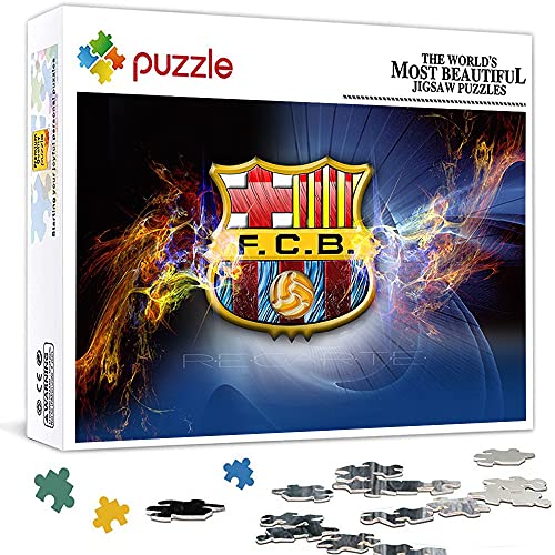 Rompecabezas de 1000 piezas para adultos FC Barcelona Kids Puzzle para adultos 1000 piezas para adultos 1000 rompecabezas juguetes (75 x 50 cm)