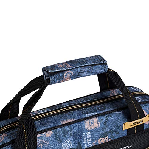 Route 66 MALETIN EXTRAESCOLAR, Bolso Tiempo Libre y Sportwear Unisex Adulto, Negro, Mediano