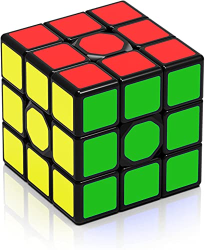 ROXENDA Cubo Mágico 3x3, Qiyi 3x3 Speed Cube Original (Pegatinas)