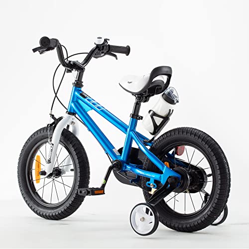 RoyalBaby Bicicletas Infantiles niña niño Freestyle BMX Bicicleta para niños 20 Pulgadas Azul