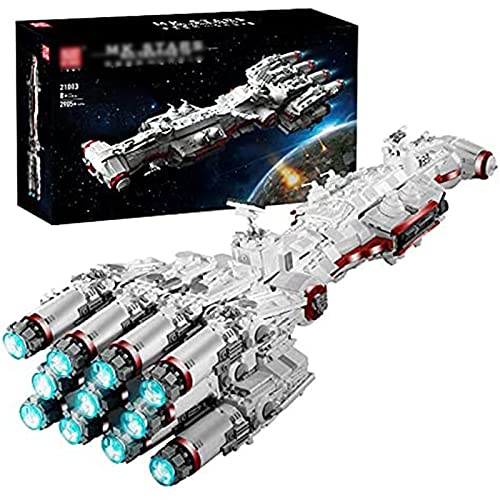 RRNAR Conjunto de construcción Technik Tantive IV, Modelo de Nave Estelar Molde Rey 21003 2905 Piezas, Bloques de construcción de Abrazadera Moc, Compatible con Lego Star Wars