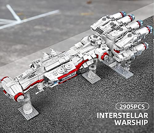 RRNAR Conjunto de construcción Technik Tantive IV, Modelo de Nave Estelar Molde Rey 21003 2905 Piezas, Bloques de construcción de Abrazadera Moc, Compatible con Lego Star Wars