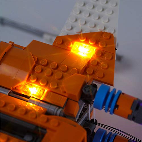 RTMX&kk Juego de Luces LED de para Caza X-Wing de PoE Dameron Modelo de Bloques de Construcción, Kit de Iluminación LED para Lego 75273 (Modelo Lego no Incluido)