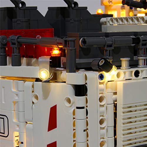 RTMX&kk Kit de Iluminación LED para Excavadora Liebherr R 9800 Modelo de Bloques de Construcción, Conjunto Luces Compatible con Lego 42100 (Modelo Lego no Incluido)