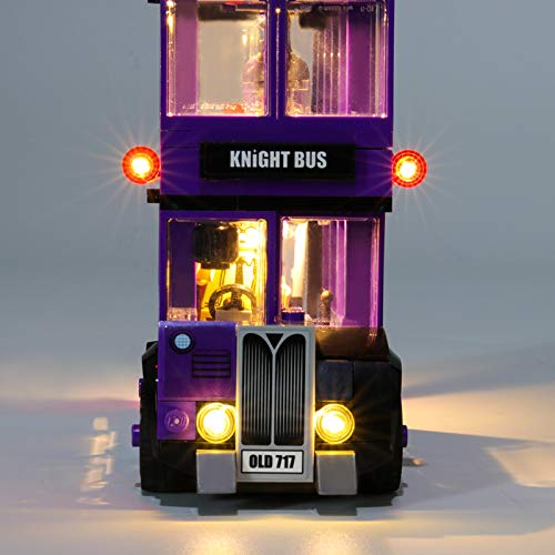 RTMX&kk USB Juego Luces para Harry Potter el autobús noctámbulo Modelo de Bloques de Construcción, Kit de luz LED Compatible con Lego 75957 (NO Incluido en el Modelo)