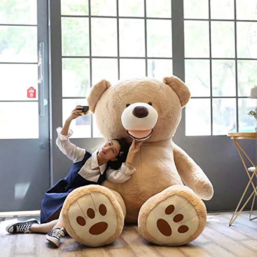 RUBB Oso de Peluche Gigante Oso de Peluche Grande Juguete de Oso de Peluche Extra Grande cumpleaños de Navidad San Valentín Aniversario (Tamaño : 130cm)