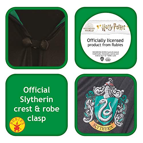 Rubbies-889968-STD Harry Potter Disfraz, liso, Color black, Talla única (Rubie's 889968)