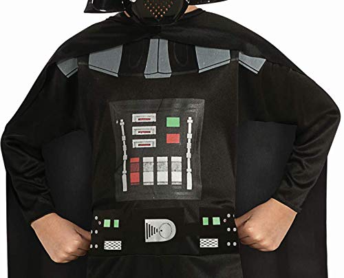 Rubies 882009 Star Wars - Disfraz de Darth Vader para niños , L (8-10 años)