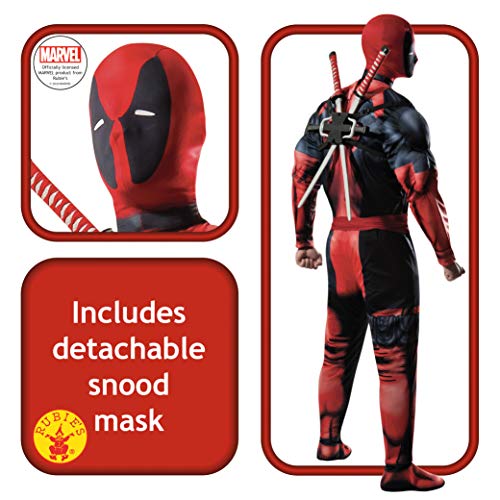 Rubies Disfraz de Deadpool para Adultos de edición Limitada, Oficial de Marvel (Talla Extra Grande) s