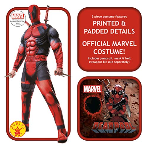 Rubies Disfraz de Deadpool para Adultos de edición Limitada, Oficial de Marvel (Talla Extra Grande) s