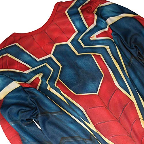 Rubies - Disfraz de Iron Spider, para niño, I-700659L, rojo, talla L 7-8 años