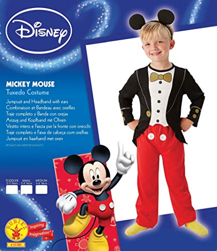 Rubies - Disfraz de Mickey Mouse con esmoquin para niños