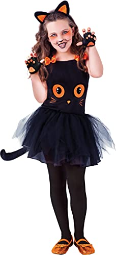 Rubie's - Disfraz infantil de gatita Tutuween para niña, color negro, S (S8410-S)