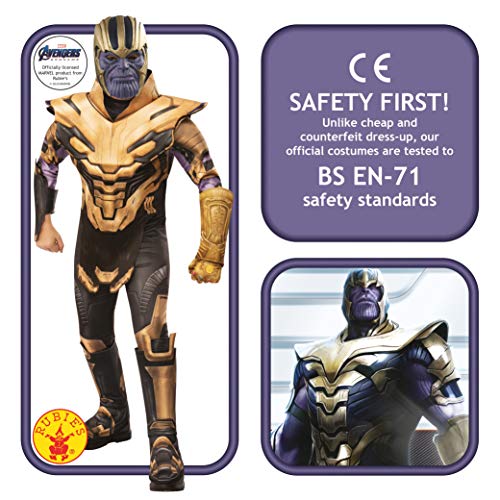 Rubies - Disfraz oficial de Avengers Endgame Thanos, de lujo, para niños de 5 a 7 años, altura de 132 cm