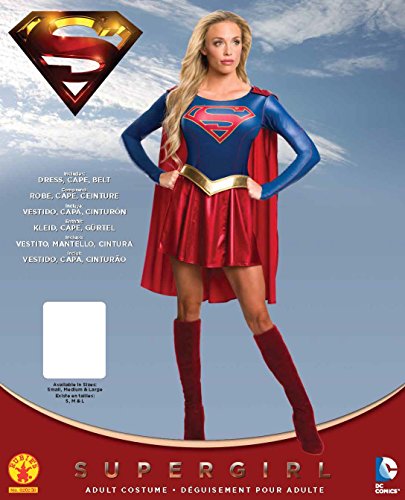 Rubies - Disfraz oficial de Supergirl (serie de televisión) para adultos, talla pequeña, rojo