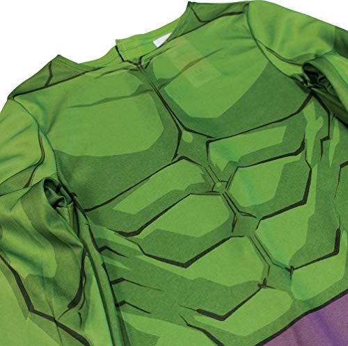 Rubies Marvel Avengers Hulk - Disfraz infantil clásico, Color verde, M (640838M)