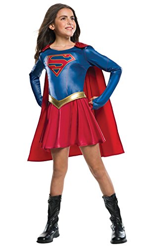 Rubie's Official - Disfraz de Supergirl (serie de televisión), tamaño S (3-4 años)