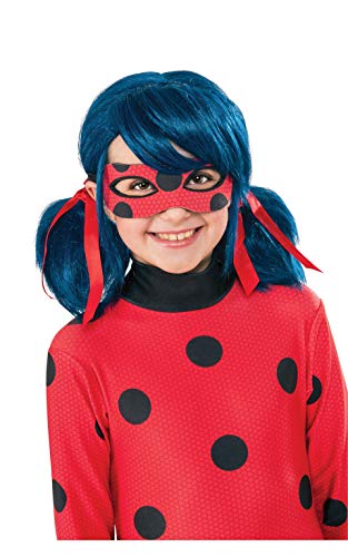 Rubie's Peluca oficial de Miraculous Lady Bug para niños, talla única