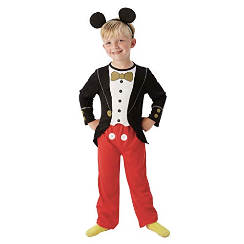 Rubies Toyland - Disfraz Mickey Mouse para niños, talla M, edad 5-6 años (VP-3610380-M)