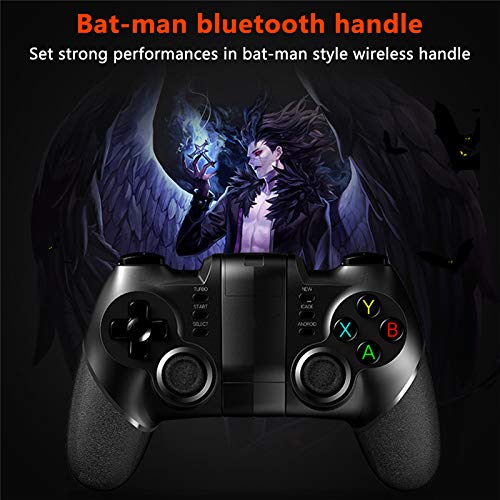 RUIHUA Controlador de Juegos móviles, Bluetooth Wreless Game Manija Joystick, 360 ° Controlador de gamepads de Alta sensibilidad para computadora Android iOS PC