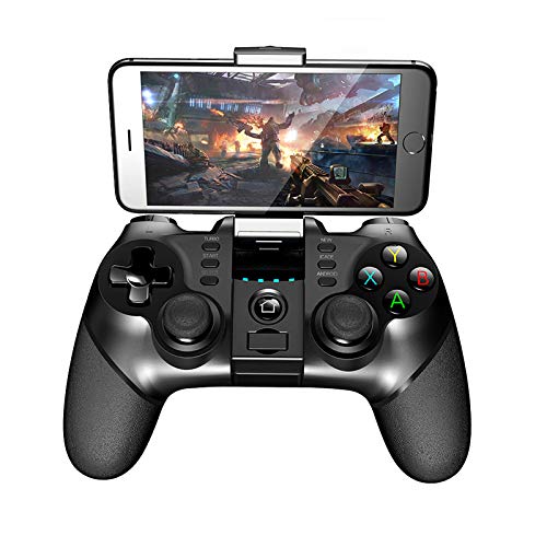 RUIHUA Controlador de Juegos móviles, Bluetooth Wreless Game Manija Joystick, 360 ° Controlador de gamepads de Alta sensibilidad para computadora Android iOS PC