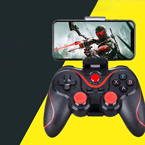 RUIHUA Portátil Bluetooth Wireless Gamepad Game Controller Joystick con Receptor para Android iOS Teléfonos móviles PC Game Manija