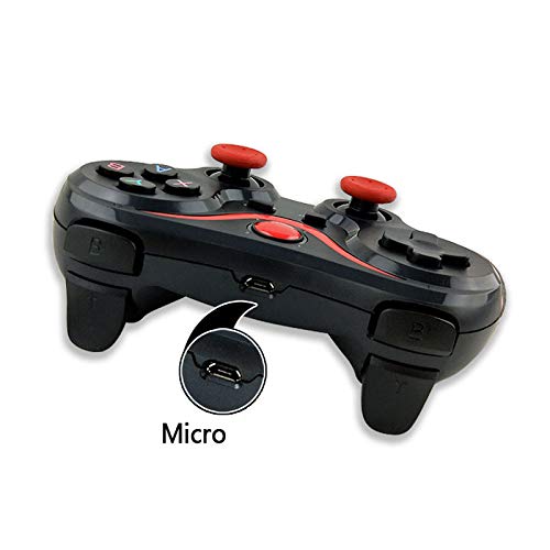 RUIHUA Portátil Bluetooth Wireless Gamepad Game Controller Joystick con Receptor para Android iOS Teléfonos móviles PC Game Manija