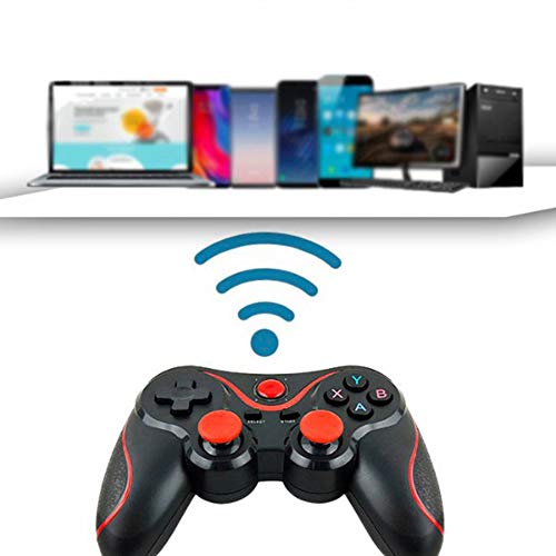 RUIHUA Portátil Bluetooth Wireless Gamepad Game Controller Joystick con Receptor para Android iOS Teléfonos móviles PC Game Manija