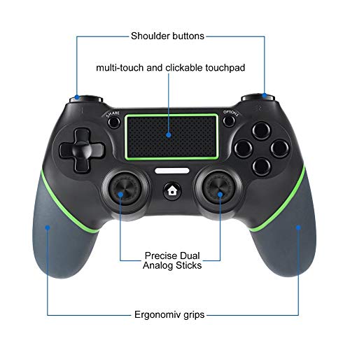 RUIHUA USB con Cable Controlador de Juego Vibración inalámbrica Joypad Juego Joystick Computer Gamer Gamepad Controller Game Manija,A