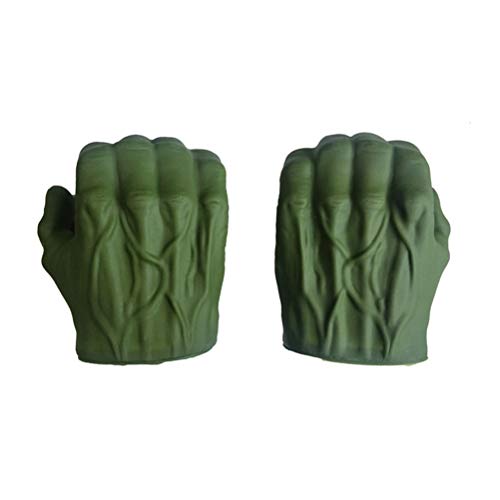 Rvtkak PVC Los Hulk Cosplay Guantes Hulk Guantes Niños Halloween Navidad Niños Disfraz Juguetes