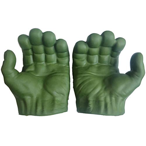 Rvtkak PVC Los Hulk Cosplay Guantes Hulk Guantes Niños Halloween Navidad Niños Disfraz Juguetes