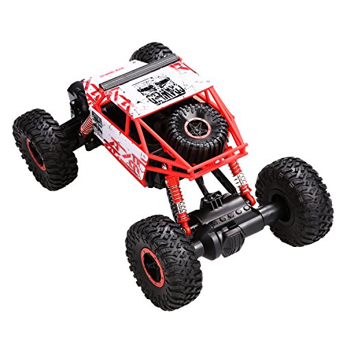 S-idee HB-P1801 4WD Rock Crawler - Coche Todoterreno teledirigido (Escala 1:18), Color Rojo