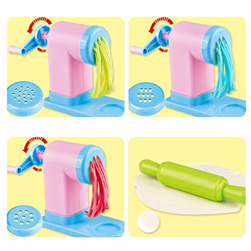 S-TROUBLE Niños DIY plastilina Fabricante de Fideos máquina de Helado Molde Jugar Juguete Divertido Modelado Juego de Masa de Arcilla para niñas y niños