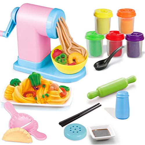 S-TROUBLE Niños DIY plastilina Fabricante de Fideos máquina de Helado Molde Jugar Juguete Divertido Modelado Juego de Masa de Arcilla para niñas y niños