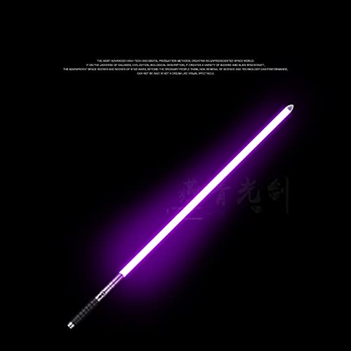 Sable de luz de Star Wars, Sable Luminoso LED de 11 Colores, Espada de Metal FX Recargable para niños