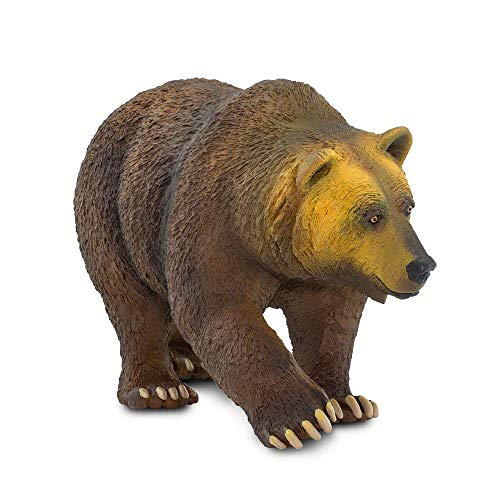 Safari- Oso Grizzly Animales, Multicolor (S100274)